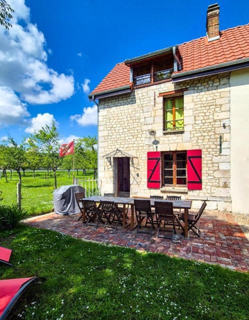 Maison Normande Au Bord De Seine, Le Verger De Pacome Anneville-Ambourville Екстер'єр фото